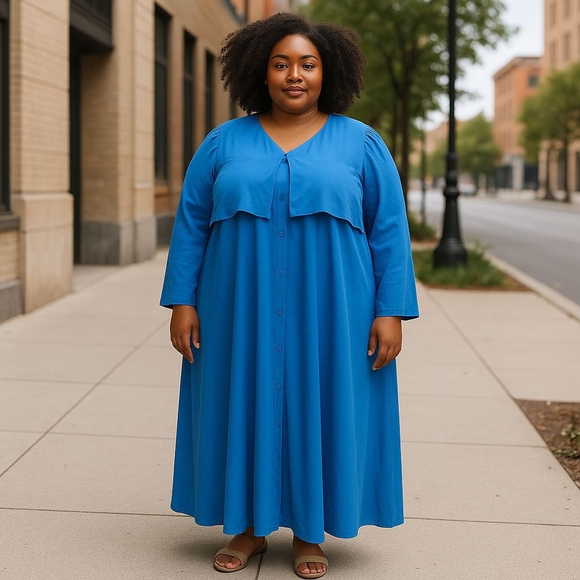 MODESTLY CUPCAKE DRESS NEW TAG SIZE 1X - Picture 8 of 8